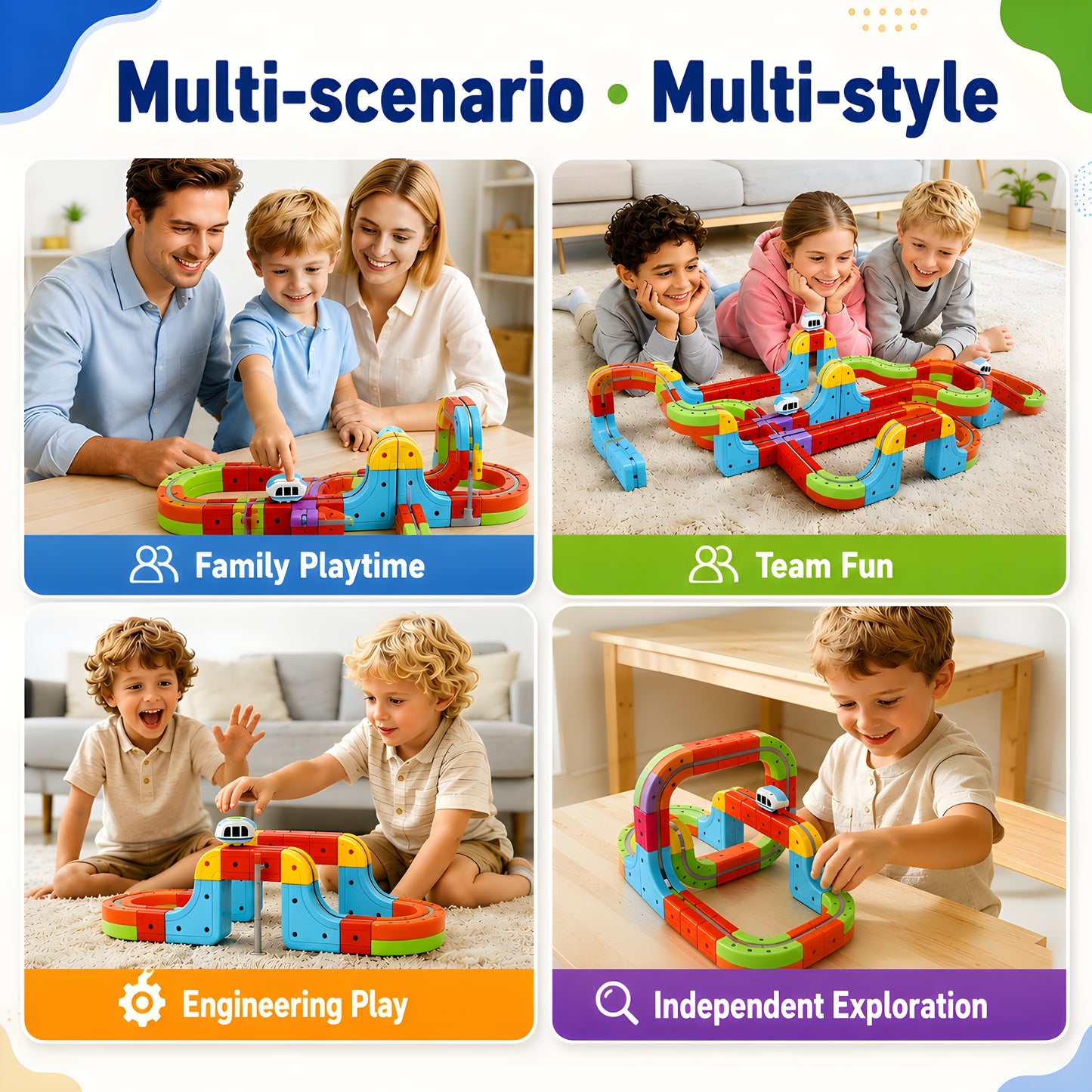 Clever Tracks® Magnetic Train Set