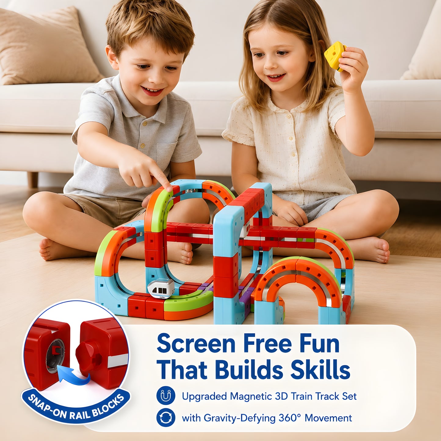 Clever Tracks® Magnetic Train Set